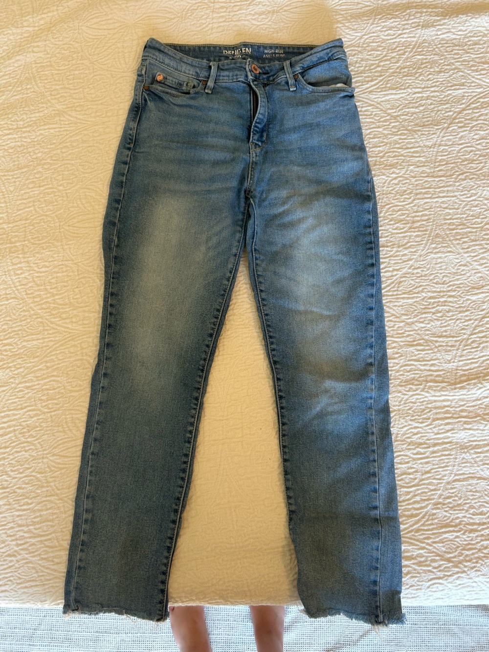 Denizen from Levi's Mid Blue Straight Leg Jeans